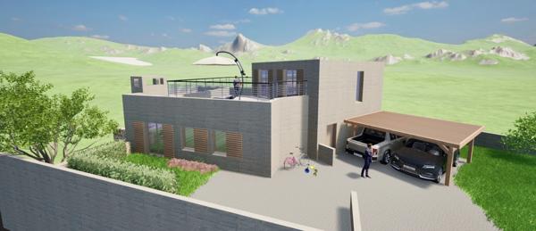 À Vendre : SISCO - Terrain Constructible de 795m2 - Vue Mer