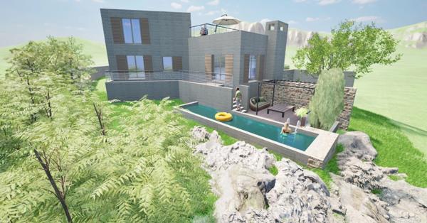 À Vendre : SISCO - Terrain Constructible de 795m2 - Vue Mer