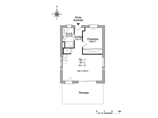Location Appartement 2 pièces 35.89 m² - RESIDENCE ALEXANDRA I - APPART 16 - 33 RUE PABLO PICASSO Puilboreau 17138
