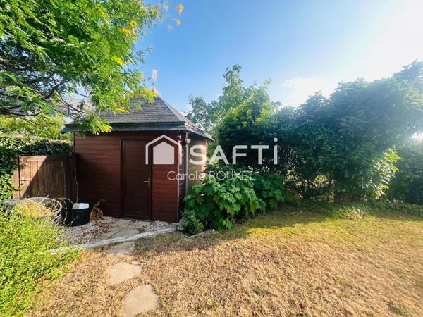 Maison d'env. 170M2 de 2003 sur 3 niveaux avec 5 chambres, 2 salles de bain, 2 wc, 1 garage, 1 buanderie, 1 jardin sur un terrain d'environ 500M2