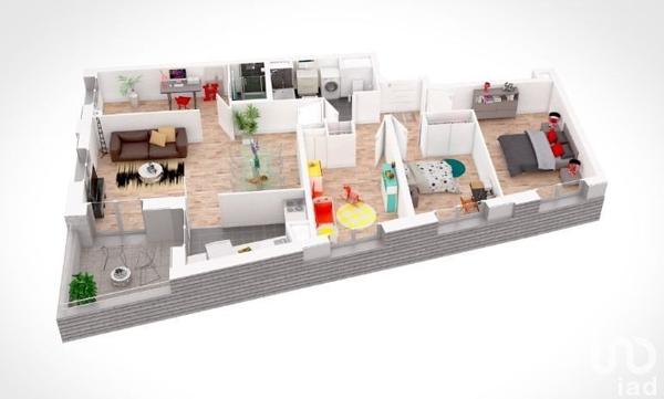 Appartement à vendre 5 pièces 93 m² Boulogne-Billancourt