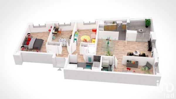 Appartement à vendre 5 pièces 93 m² Boulogne-Billancourt