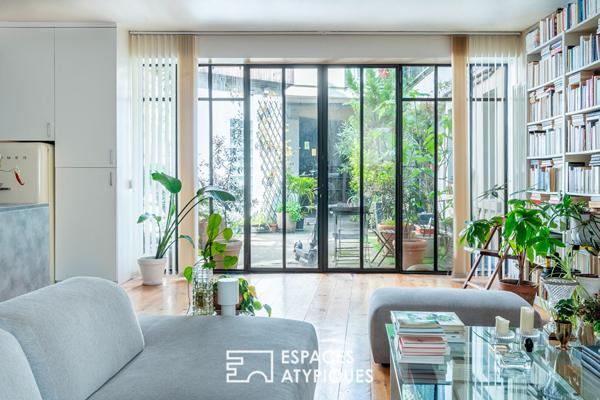 Loft dans ancien atelier de menuiserie