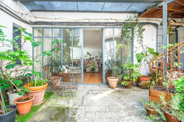 Loft dans ancien atelier de menuiserie