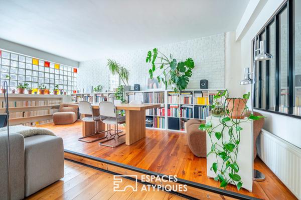 Loft dans ancien atelier de menuiserie