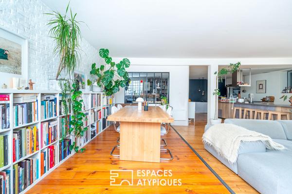 Loft dans ancien atelier de menuiserie
