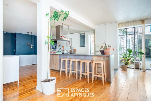 Loft dans ancien atelier de menuiserie