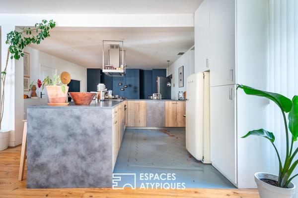Loft dans ancien atelier de menuiserie