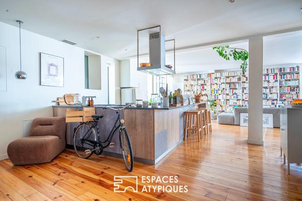 Loft dans ancien atelier de menuiserie
