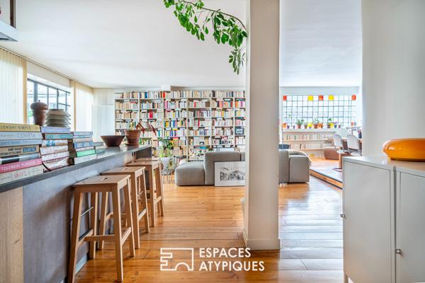 Loft dans ancien atelier de menuiserie