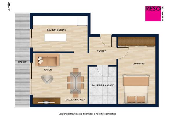 Hyper-centre Annemasse – T2 idéal premier achat ou investissement