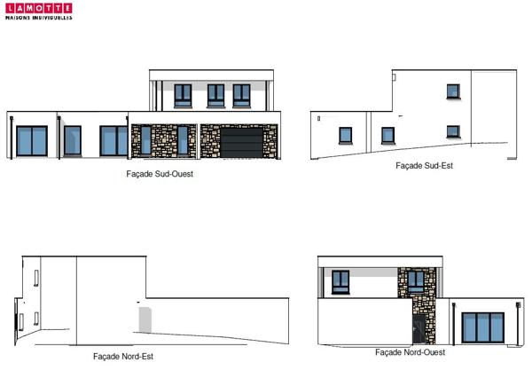 Terrain + Maison à vendre 6 pièces - 155 m²