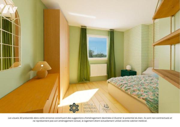 Nancy Boudonville : Appartement de 51m2 avec garage
