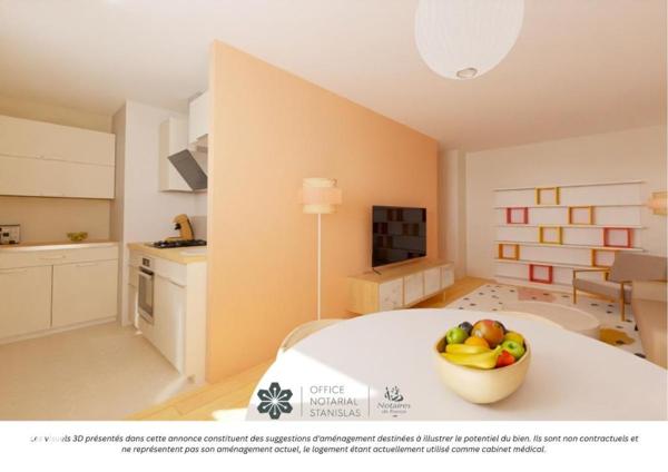 Nancy Boudonville : Appartement de 51m2 avec garage