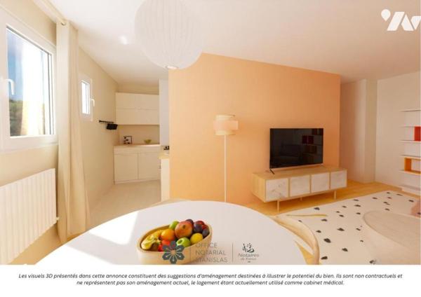 Nancy Boudonville : Appartement de 51m2 avec garage