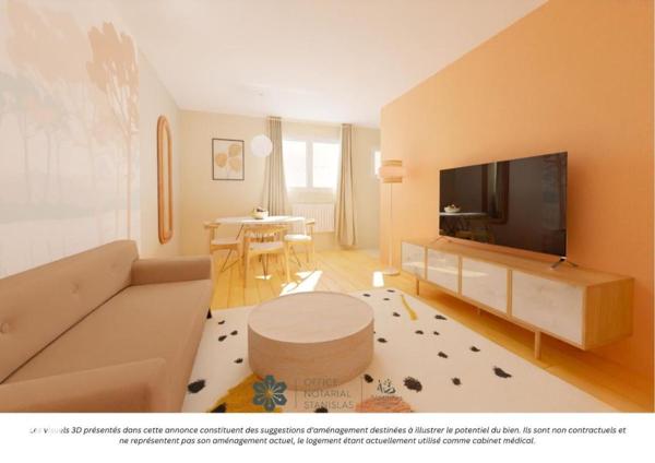 Nancy Boudonville : Appartement de 51m2 avec garage
