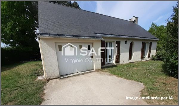 EXCLUSIVITÉ – Maison de plain-pied 3 chambres avec garage et combles aménageables