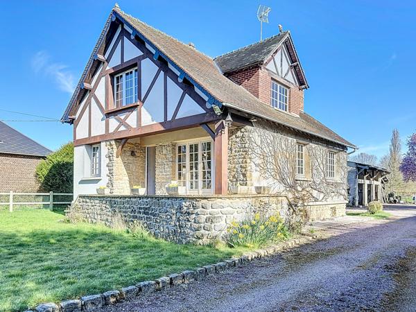 Étrépagny (27150) Maison avec grand jardin – 3 chambres – Sous-sol complet – Dépendances