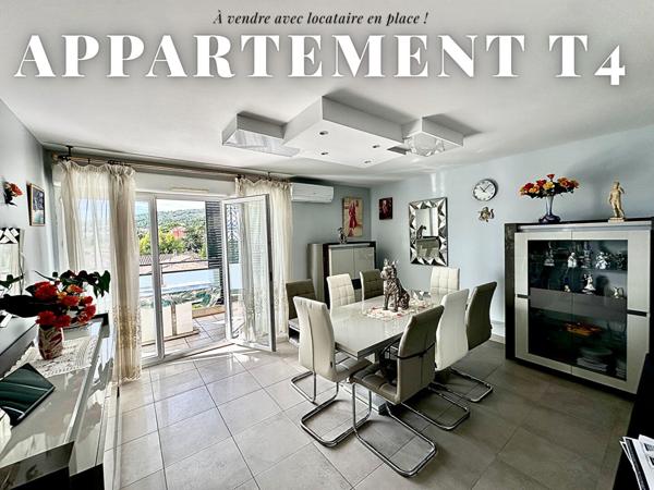 La Ciotat Appartement de 4 pièces en dernier étage avec garage