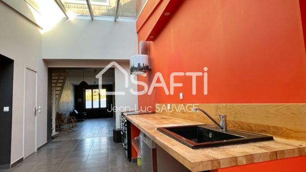 Semi bourgeoise 135 m2 et Jardin - Secteur Flocon