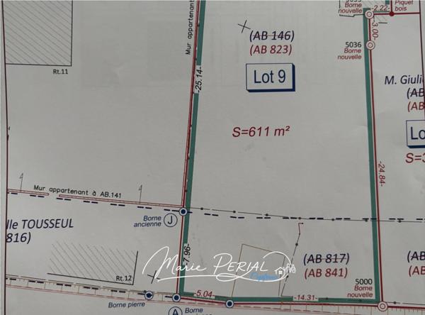 Terrain à vendre de 611 m² à Art sur Meurthe (54510)