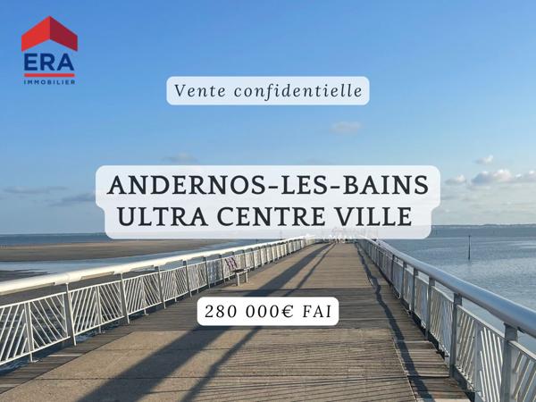 Vente interactive, centre ville d'Andernos