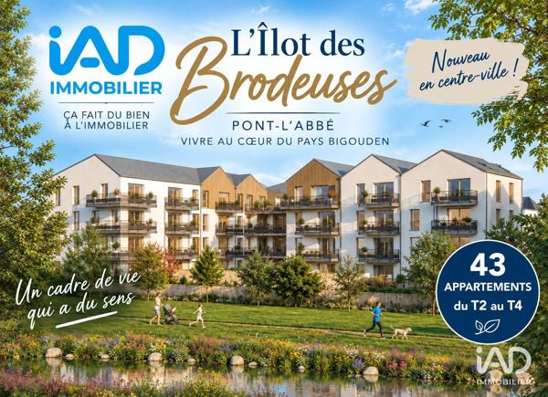 Appartement (neuf) à vendre 2 pièces 42 m² Pont-l'Abbé