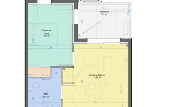 Appartement à vendre    2 pièces •  Narbonne