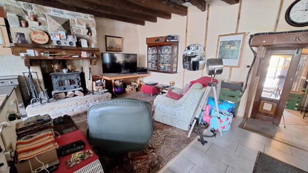 Maison en pierre pleine de charme avec cour, jardin et dépendances