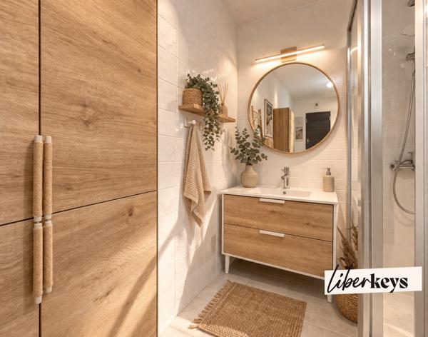 T3 duplex lumineux avec double terrasse – Calme 