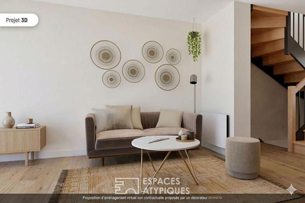 Maison neuve avec toit terrasse