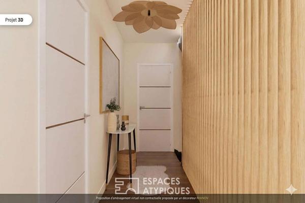 Maison neuve avec toit terrasse