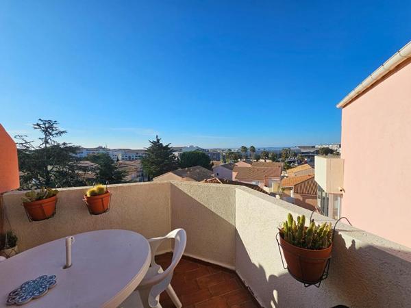 Appartement  dernier étage proche de la plage