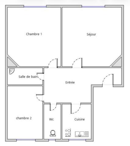 Appartement à vendre 3 pièces 52 m² Pantin