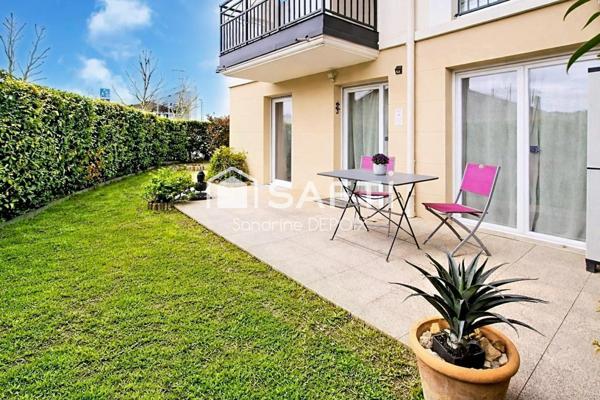 BEL APPARTEMENT MODERNE ET FONCTIONNEL EN REZ DE JARDIN T3 de 53 m² avec son jardin terrasse de 120m²