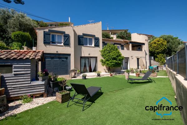 Ollioules: Villa de caractére rénovée de 175m2 sur 726 m2 au calme, 2 appartements T4 de 105 2 et un T2/3 de 70m2 village à pied