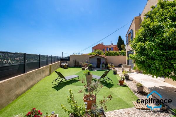 Ollioules: Villa de caractére rénovée de 175m2 sur 726 m2 au calme, 2 appartements T4 de 105 2 et un T2/3 de 70m2 village à pied