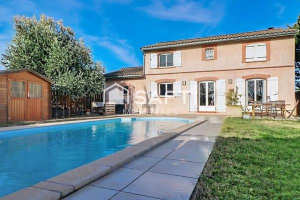 MURET- Maison T5 de 132 m² - 4 chambres.