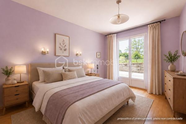Nouvelle exclusivité de votre conseiller local BSK IMMOBILIER ! 

Située sur la commune de VAULX (74150), en plein cœur du hameau prisé de Mornaz, venez découvrir cette maison individuelle de plain-pied avec de nombreuses dépendances.

La maison, construite dans les années 1970 sur un joli terrain d’environ 1600 m², offre les caractéristiques suivantes :

- 78 m² de surface intérieure comprenant : 
- Une cuisine indépendante,
- Un espace séjour / salle à manger,
- 3 chambres,
- Une salle de bains et un WC indépendant,
- Un espace véranda.

En annexe :

- 2 grands garages,
- Un atelier,
- Une cave terre battue.  

Concernant les points techniques de la maison :

- Chauffage assuré par un système de pompe à chaleur air / air réversible,
- Menuiseries double vitrage PVC ou aluminium,
- Assainissement individuel.

Cette maison d’époque, par son emplacement et ses possibilités d’aménagement / développement, ravira les personnes en recherche d’une maison évolutive et située dans un environnement paisible et champêtre. 

A votre disposition afin d’échanger sur ce bien et d’organiser une visite.
