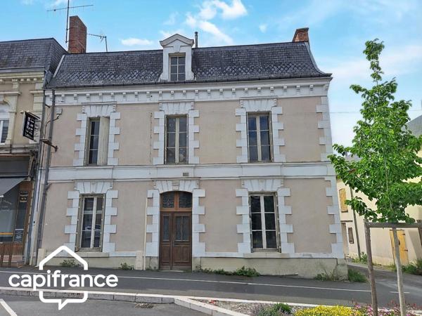 Thouars centre – Bien à rénover 210 m² avec 3 garages – Fort potentiel locatif