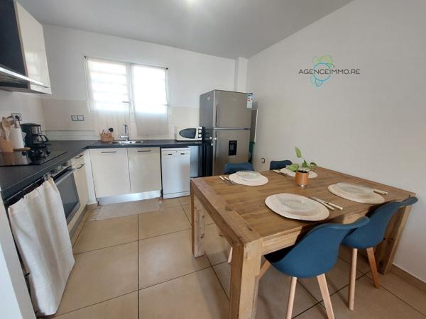 Bel F3 meublé Rés. FLEUR DE COTON à Ste Clotilde