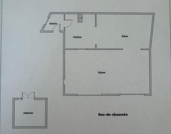 Saint-Jean-et-Saint-Paul (12250) Maison T3 meublée avec jardin à St-Paul-des-Fonts