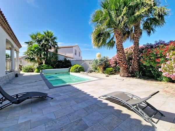 Maison 5P 143 m² 4 chambres double garage, piscine