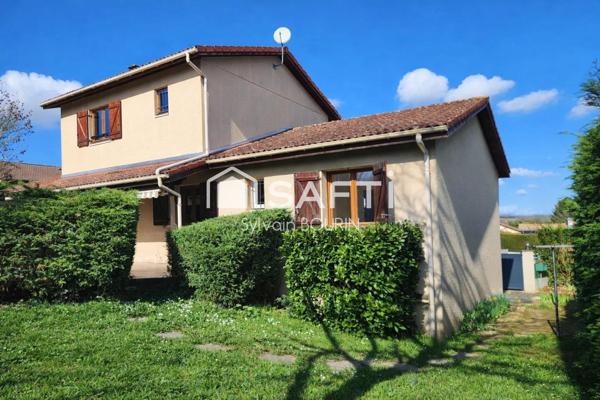 Grande maison familiale avec piscine – 6 chambres – 169 m² – Jassans-Riottier