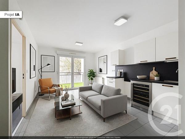 Appartement F2 à vendre  2 pièces - 36,04 m2 LYON - 69008