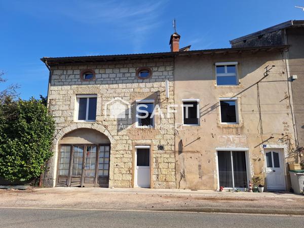 Maison de village avec joli potentiel de développement