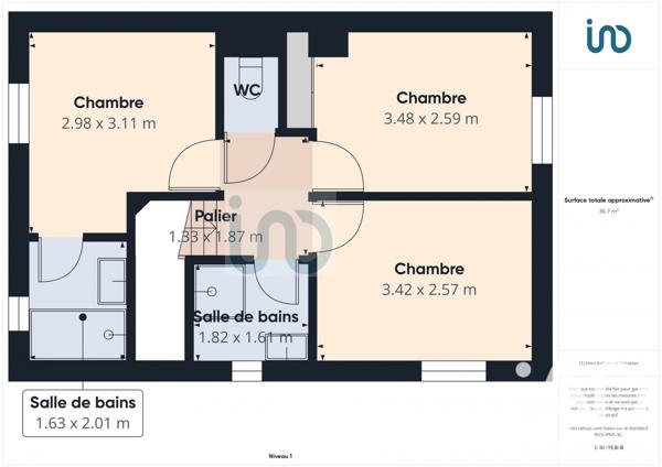 Maison à vendre 4 pièces 74 m² Saint-Martin-de-Ré