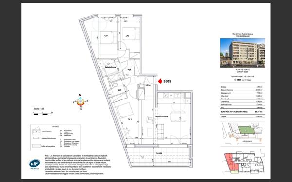 Appartement à vendre    4 pièces • 99,68 m2 Annemasse