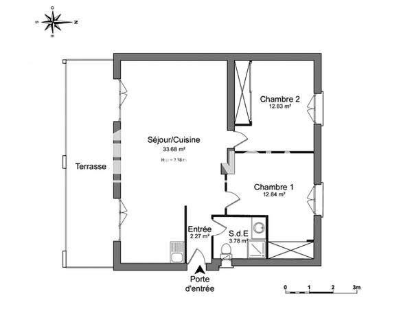 Location Appartement 3 pièces 65.9 m² - 2 RUE JEROME CHAPPUIS Carry Le Rouet 13620