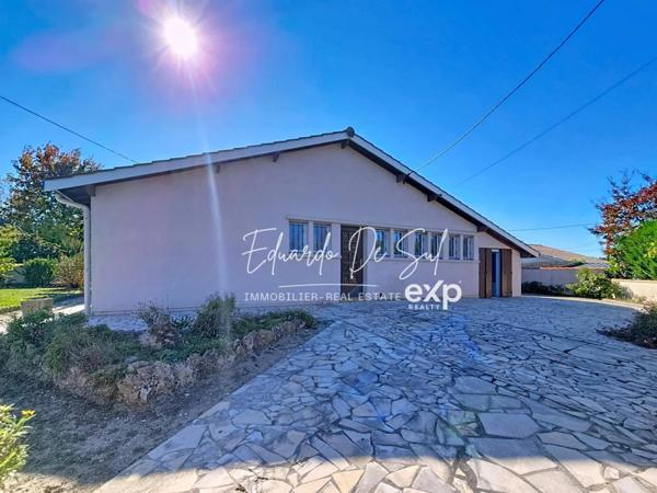 Maison de plain-pied 98 m² avec garage et véranda – Quartier Chambéry – Habitable en l’état sur 800 m² de terrain